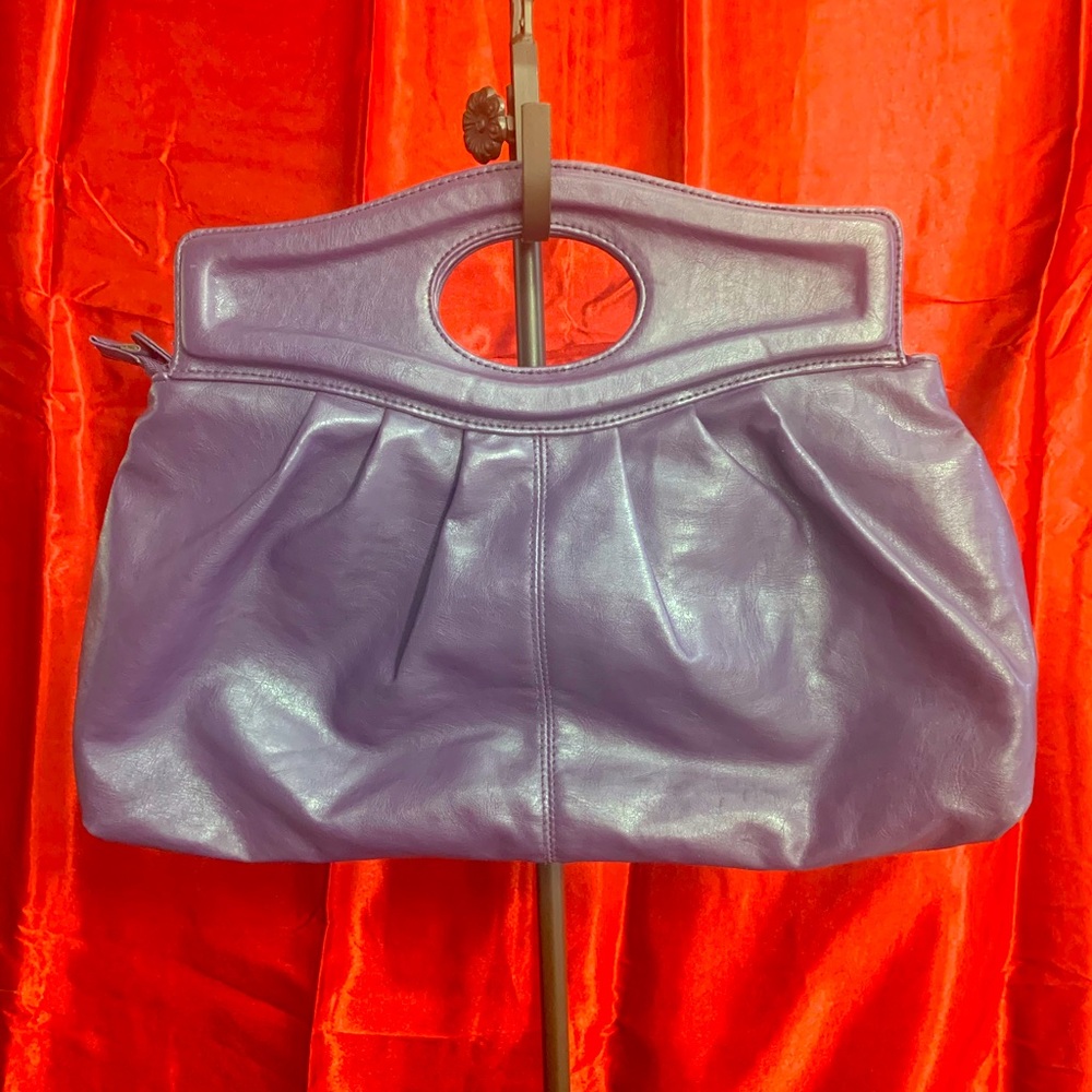 💜80’s Inspired Purple Hand Held Clutch/Satchel Purse💜